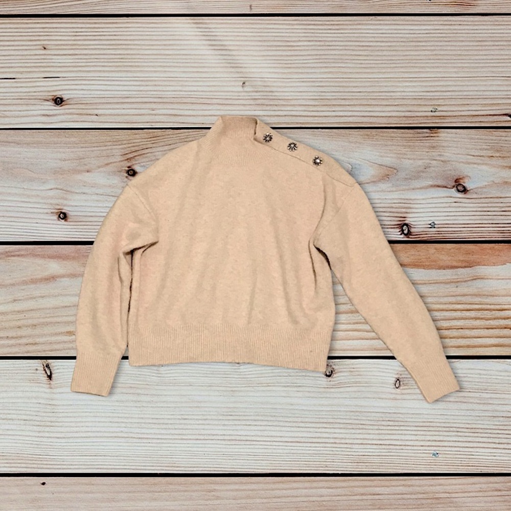 H&M Cream Crewneck Sweater